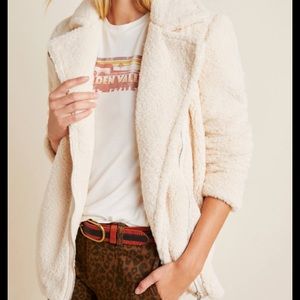 Bagatelle kendall Sherpa Teddy Moto jacket